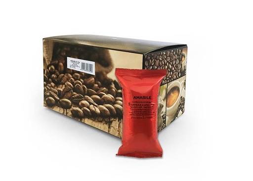 [Vendita prodotti alimentari (caffè in cialde e capsule e accessori caffè)] Ciaokafé AMABILE 100 CAPSULE COMPATIBILI